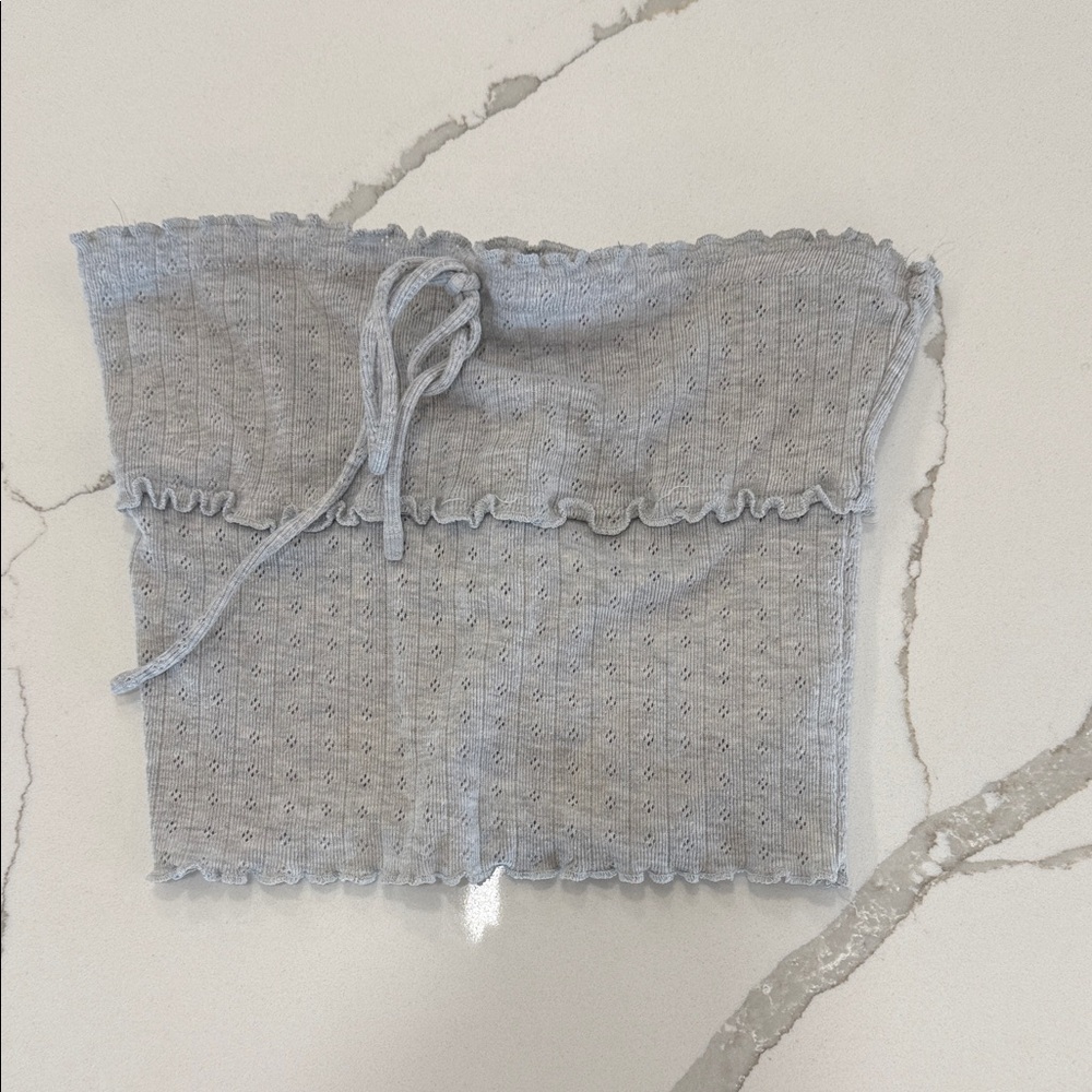 Edikted Gray Tube Top
